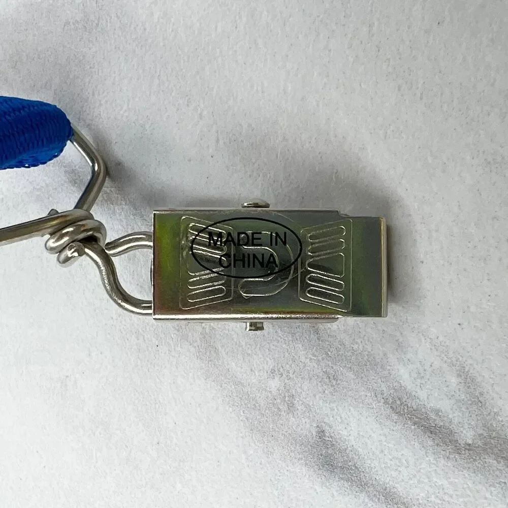 Blue ID Badge Holder School Work Lanyard Necklace
